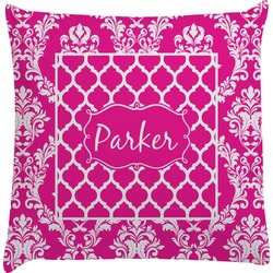 Moroccan & Damask Decorative Pillow Case (Personalized)