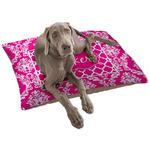 Moroccan & Damask Dog Bed - Large w/ Name or Text