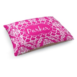 Moroccan & Damask Dog Bed - Medium w/ Name or Text