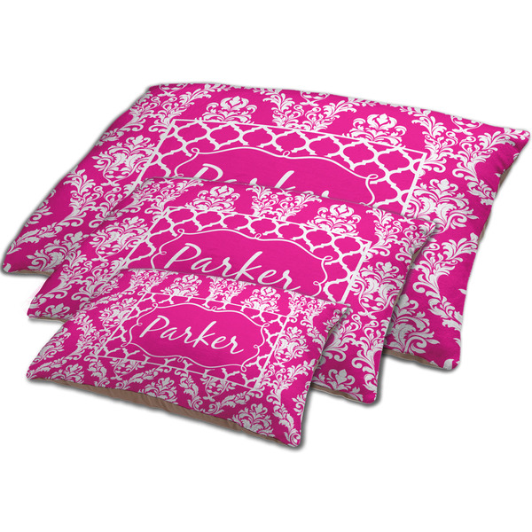 Moroccan & Damask Dog Beds - MAIN (sm, med, lrg)