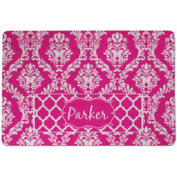 Moroccan & Damask Dog Food Mat w/ Name or Text