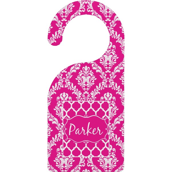Custom Moroccan & Damask Door Hanger (Personalized)