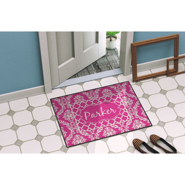 Moroccan & Damask Door Mat Lifestyle