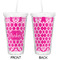 Moroccan & Damask Double Wall Tumbler with Straw - Approval