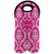 Moroccan & Damask Double Wine Tote - Front (new)