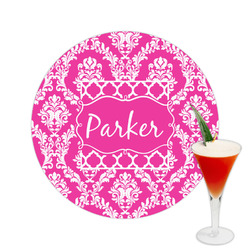 Moroccan & Damask Printed Drink Topper -  2.5" (Personalized)