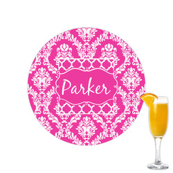 Moroccan & Damask Printed Drink Topper - 2.15" (Personalized)