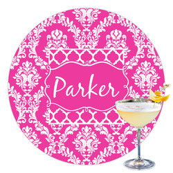 Moroccan & Damask Printed Drink Topper - 3.5" (Personalized)