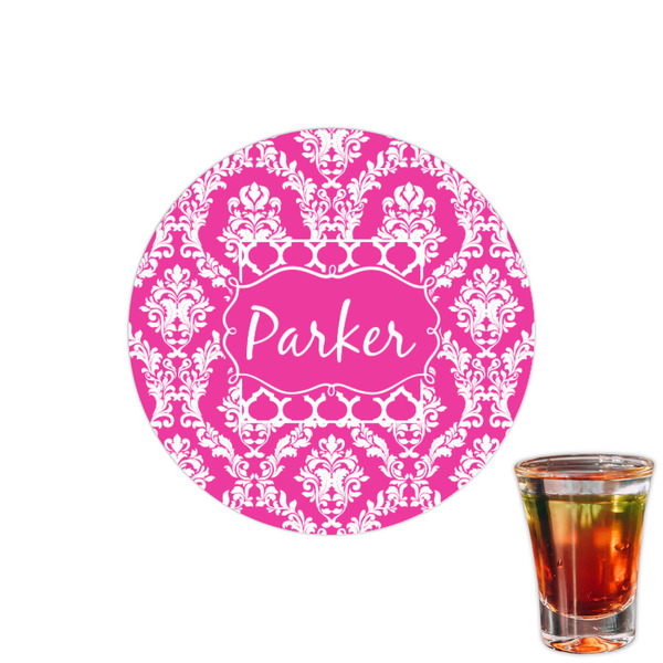 Custom Moroccan & Damask Printed Drink Topper - 1.5" (Personalized)