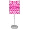 Moroccan & Damask Drum Lampshade with base included