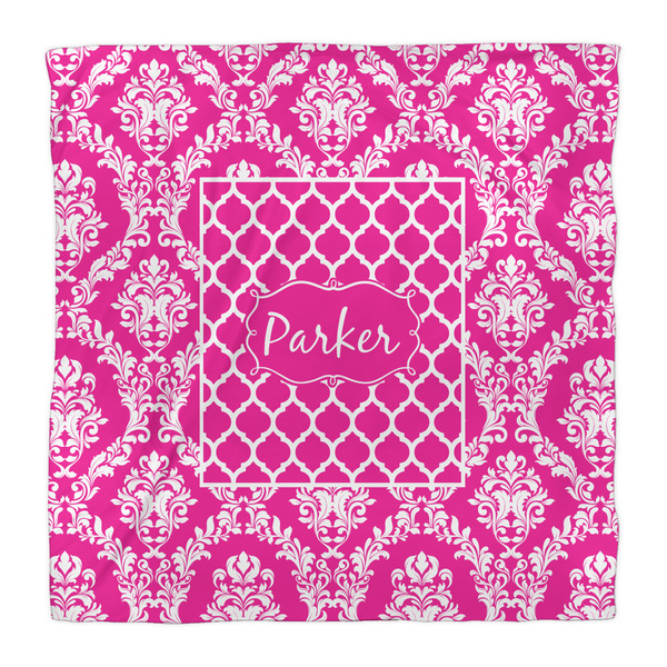 Moroccan & Damask Duvet Cover - Queen - Front