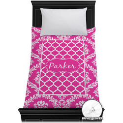 Moroccan & Damask Duvet Cover - Twin XL (Personalized)