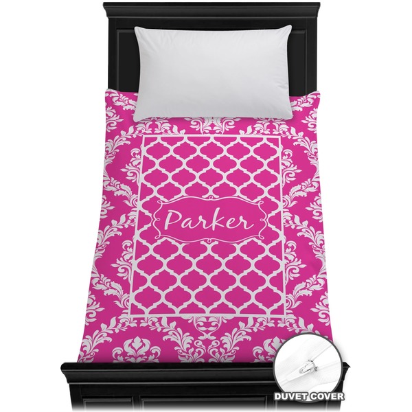 Custom Moroccan & Damask Duvet Cover - Twin (Personalized)