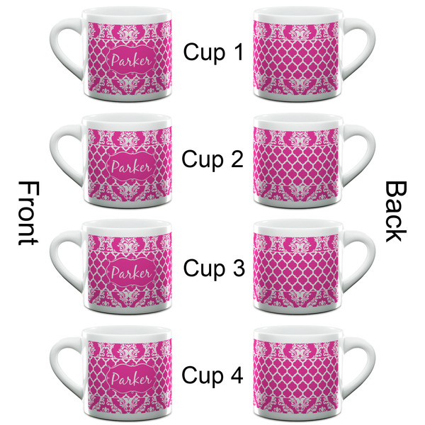 Moroccan & Damask Espresso Cup - 6oz (Double Shot Set of 4) APPROVAL
