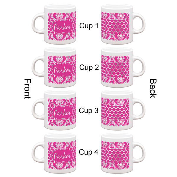 Moroccan & Damask Espresso Cup Set of 4 - Apvl