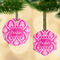 Moroccan & Damask Frosted Glass Ornament - MAIN PARENT