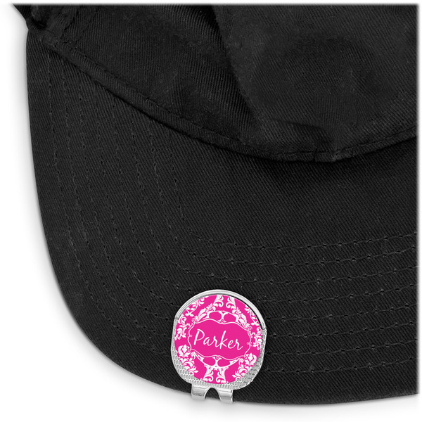 Moroccan & Damask Golf Ball Marker Hat Clip - Main