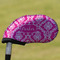 Moroccan & Damask Golf Club Cover - Front
