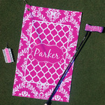 Moroccan & Damask Golf Towel Gift Set (Personalized)
