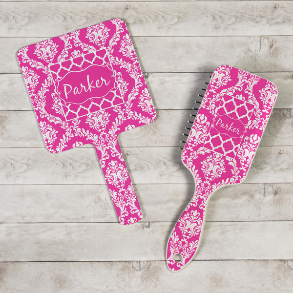 Moroccan & Damask Hand Mirrors - In Context