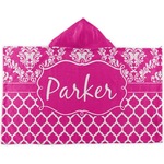 Moroccan & Damask Kids Hooded Towel (Personalized)
