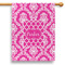 Moroccan & Damask 28" House Flag (Personalized)