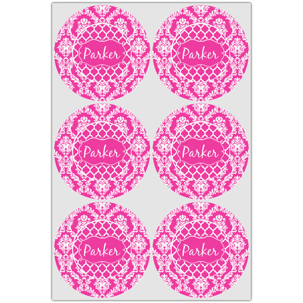 Moroccan & Damask Icing Circle - Large - Set of 6