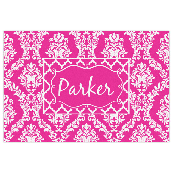 Moroccan & Damask Indoor / Outdoor Rug - 2'x3' - Front Flat