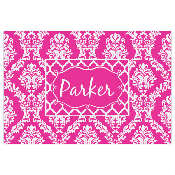 Moroccan & Damask Indoor / Outdoor Rug - 4'x6' - Front Flat