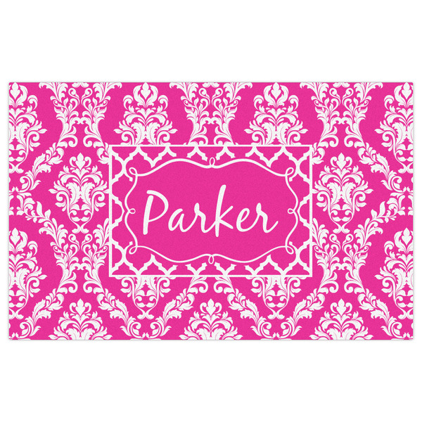 Moroccan & Damask Indoor / Outdoor Rug - 5'x8' - Front Flat