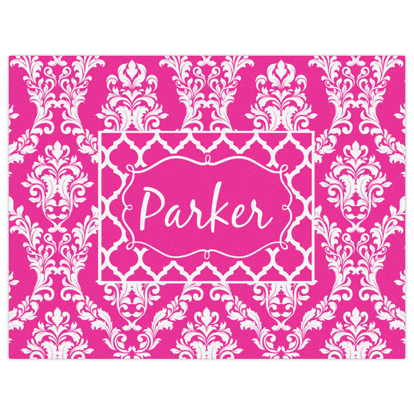 Moroccan & Damask Indoor / Outdoor Rug - 6'x8' - Front Flat