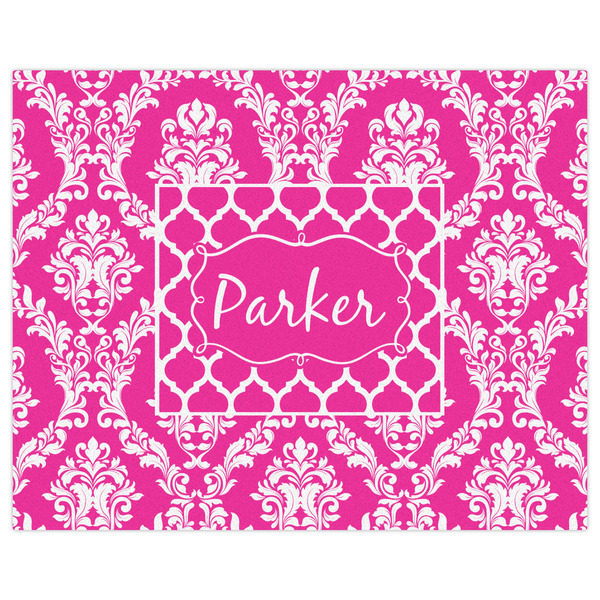 Moroccan & Damask Indoor / Outdoor Rug - 8'x10' - Front Flat