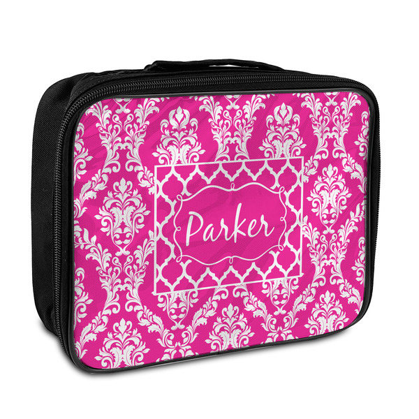 Custom Moroccan & Damask Insulated Lunch Bag (Personalized)