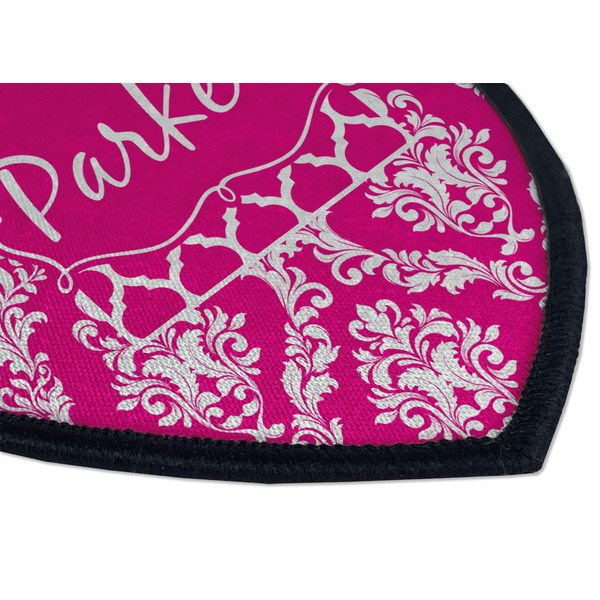 Moroccan & Damask Iron on Shield 3 Detail