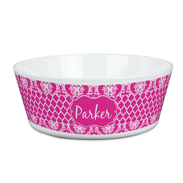 Custom Moroccan & Damask Kid's Bowl (Personalized)