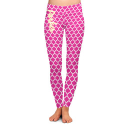 Moroccan & Damask Ladies Leggings - Extra Small (Personalized)