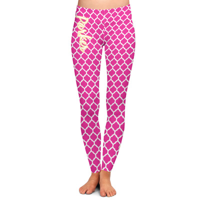 Moroccan & Damask Ladies Leggings - Extra Small (Personalized)