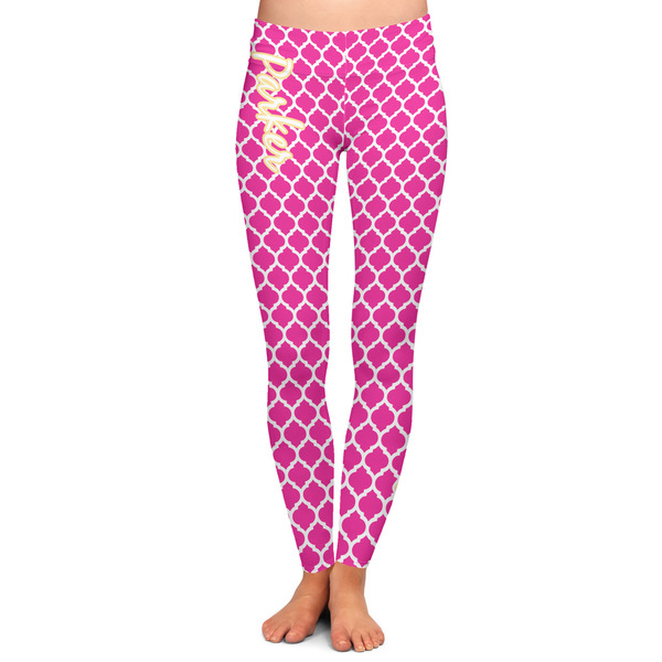 Custom Moroccan & Damask Ladies Leggings - Extra Small (Personalized)