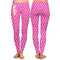 Moroccan & Damask Ladies Leggings - Front and Back