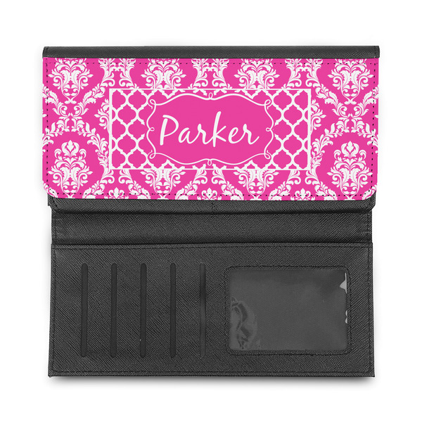 Moroccan & Damask Ladies Wallet - Half Way Open