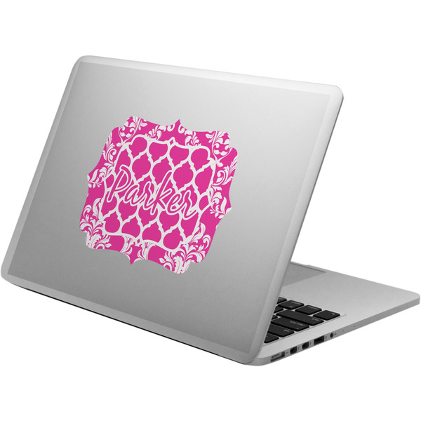 Custom Moroccan & Damask Laptop Decal (Personalized)