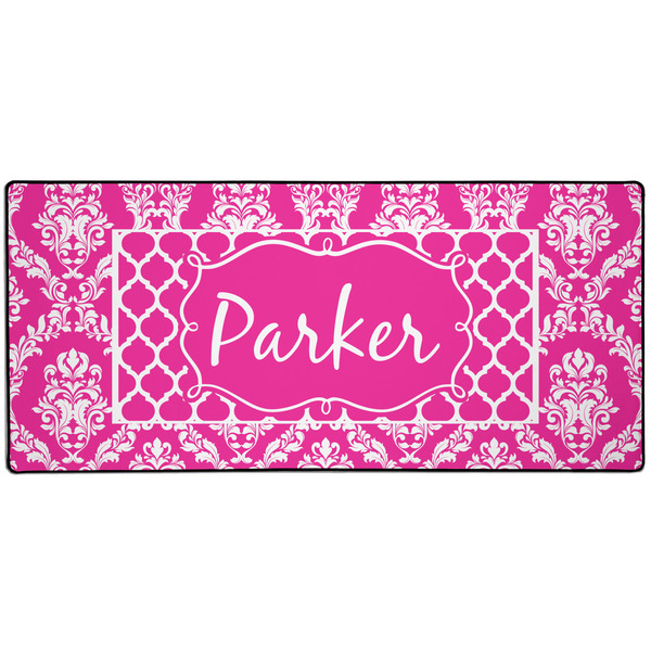 Custom Moroccan & Damask 3XL Gaming Mouse Pad - 35" x 16" (Personalized)