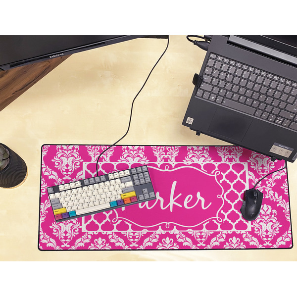 Moroccan & Damask Large Gaming Mats - LIFESTYLE