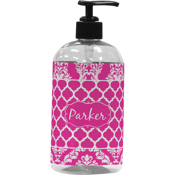Custom Moroccan & Damask Plastic Soap / Lotion Dispenser (Personalized)