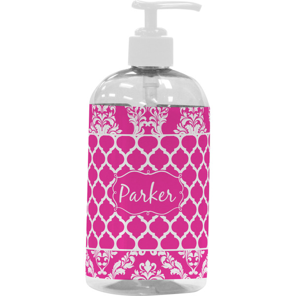 Moroccan & Damask Large Liquid Dispenser (16 oz) - White