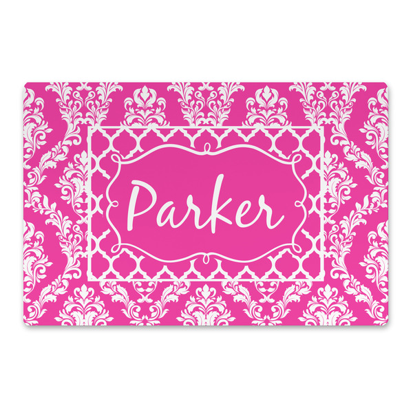 Custom Moroccan & Damask Large Rectangle Car Magnet (Personalized)