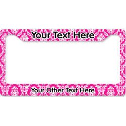 Moroccan & Damask License Plate Frame - Style B (Personalized)
