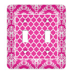 Moroccan & Damask Light Switch Cover (2 Toggle Plate)