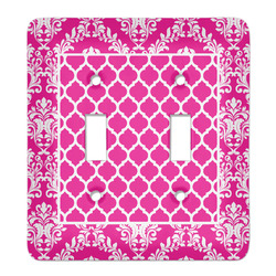Moroccan & Damask Light Switch Cover (2 Toggle Plate)