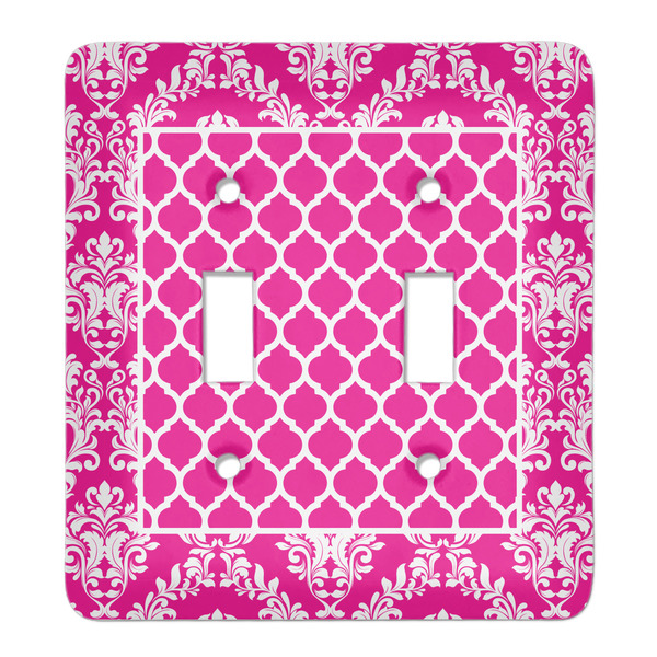 Custom Moroccan & Damask Light Switch Cover (2 Toggle Plate)